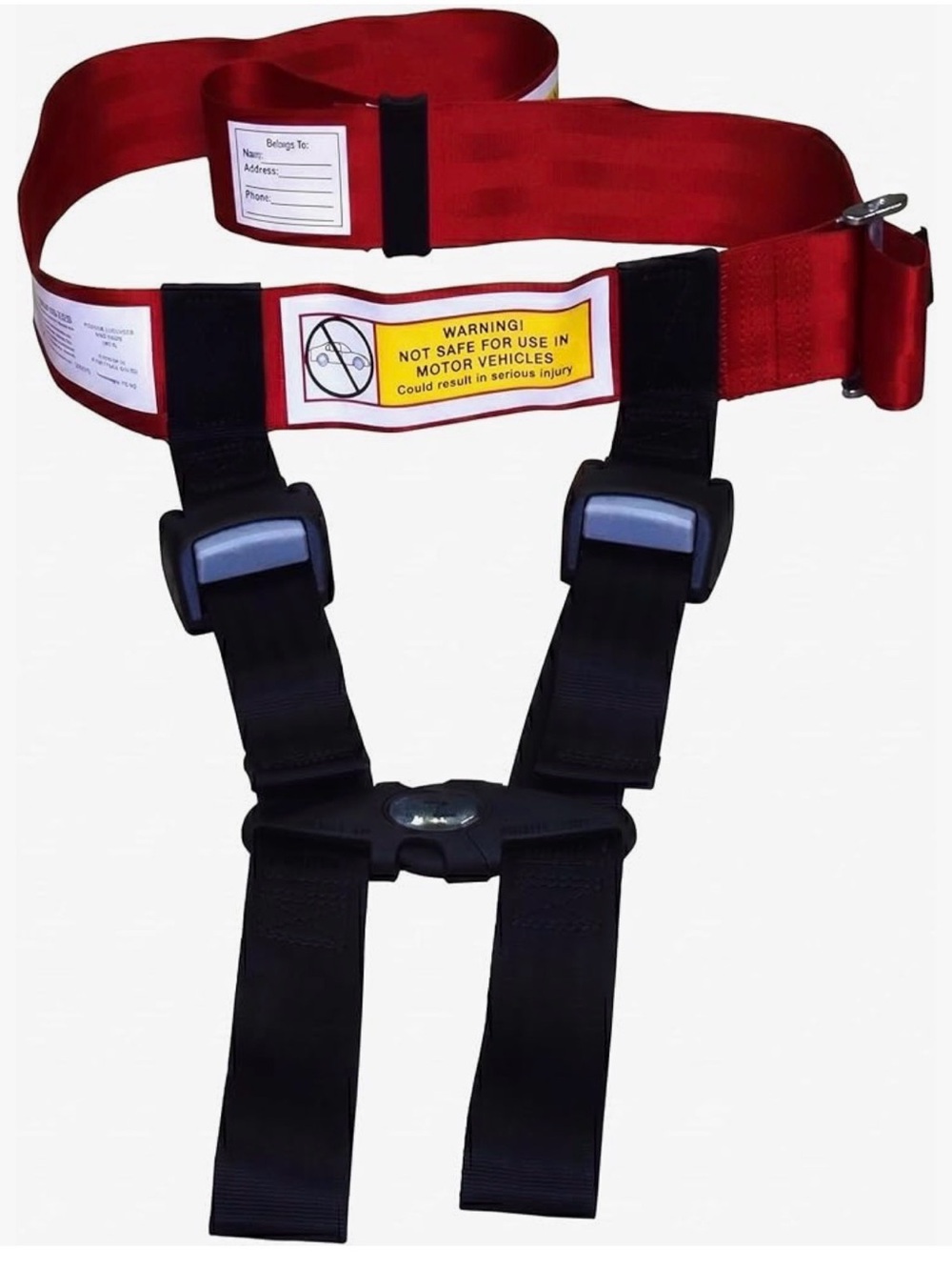 Kids Safety Harness Belt Airplane - Red